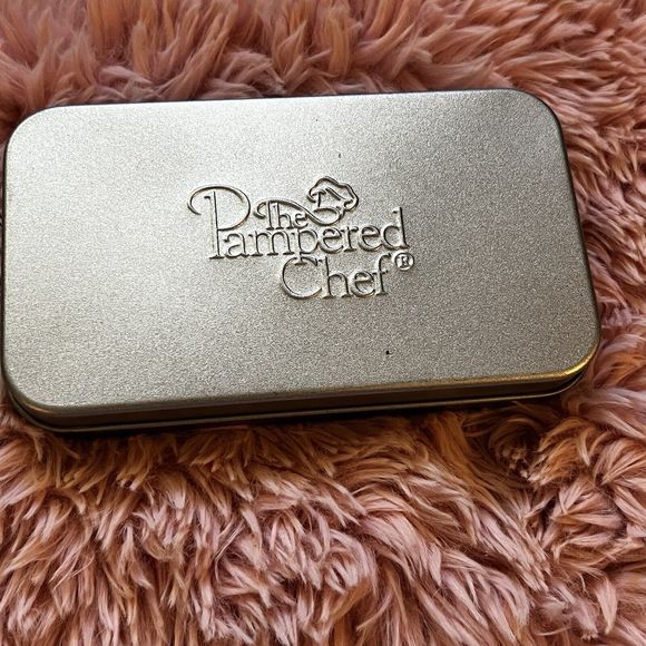 Pampered Chef Mini Cookie Pastry Cutters Metal 8pc Box Fall Heart Pumpkin 1095 - Picture 4 of 7